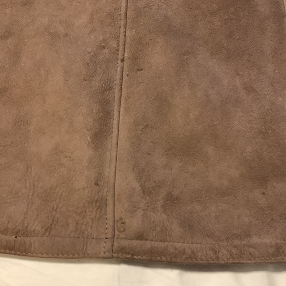 Jeno de Paris Shearling Coat w Genuine Fur Collar - Picture 11 of 16